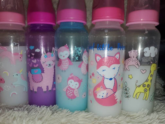 Reborn baby Sealed nipples reborn milk fake bottle (2) bottles