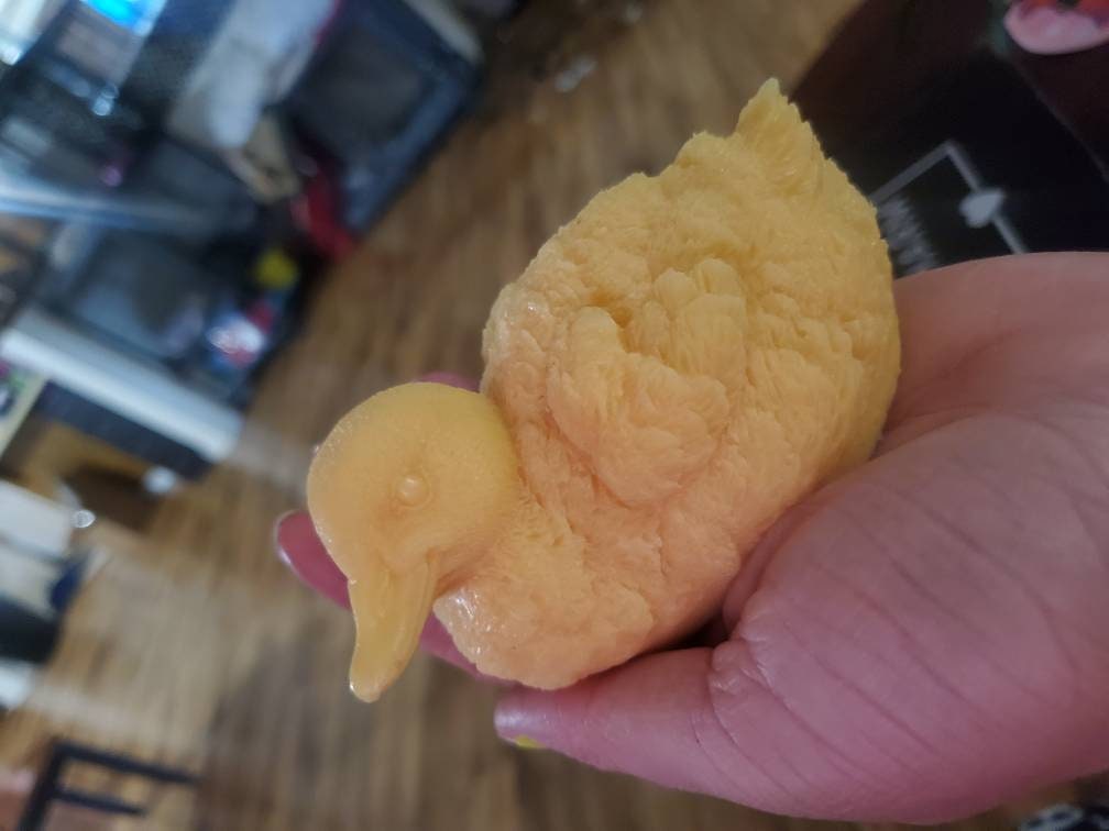 Silicone baby duck ducky you choose color 4.5"
