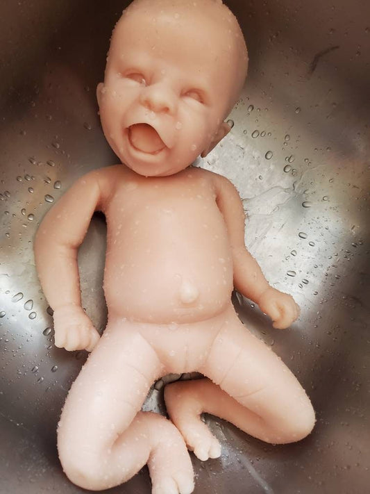 Full body silicone baby newborn smiling happy baby