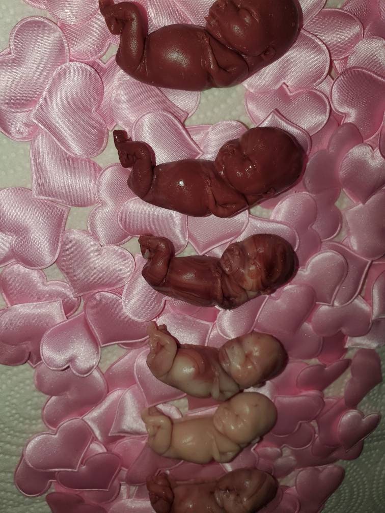 13 week silicone baby fetus memorial baby