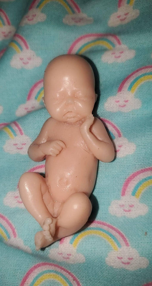 Full body silicone baby 3.5" mini