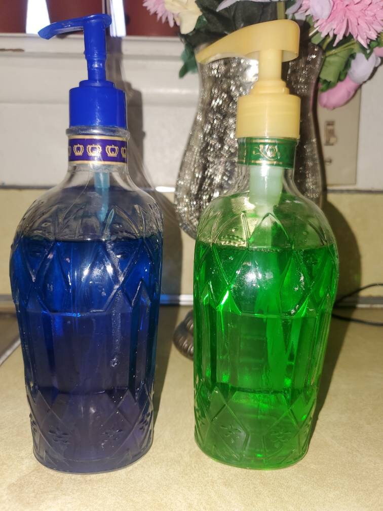 Crown royal soap dispenser