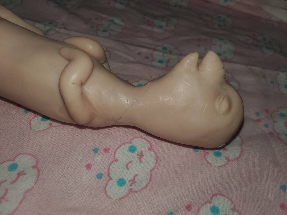 Full body silicone 7" birdy baby blank