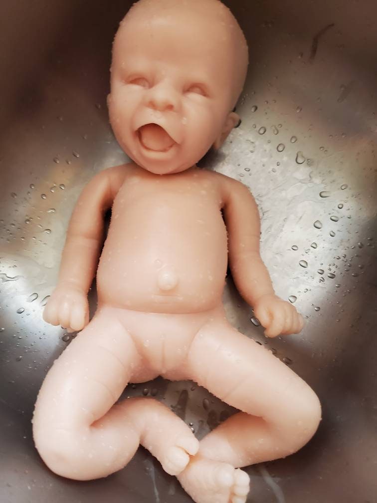 Full body silicone baby newborn smiling happy baby