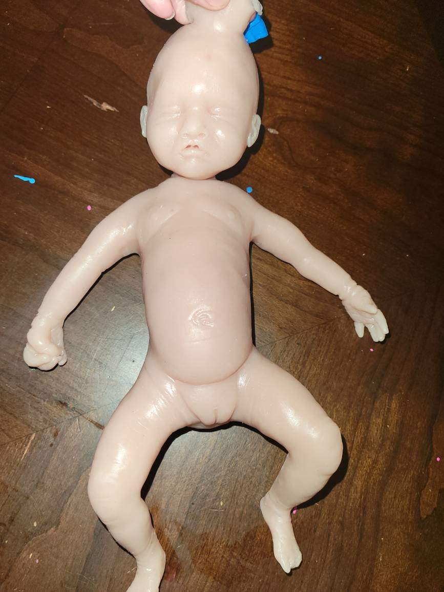 12" preemie silicone baby full body janelle
