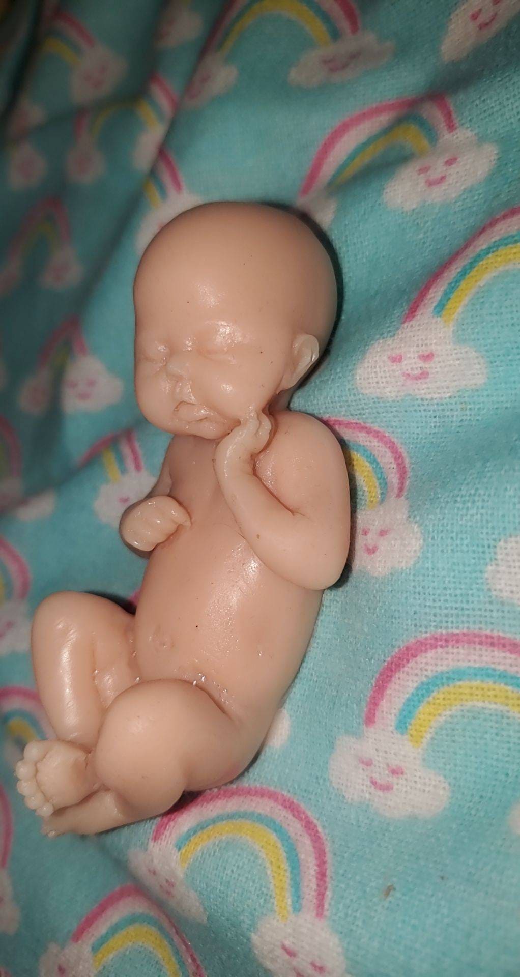 Full body silicone baby 3.5" mini