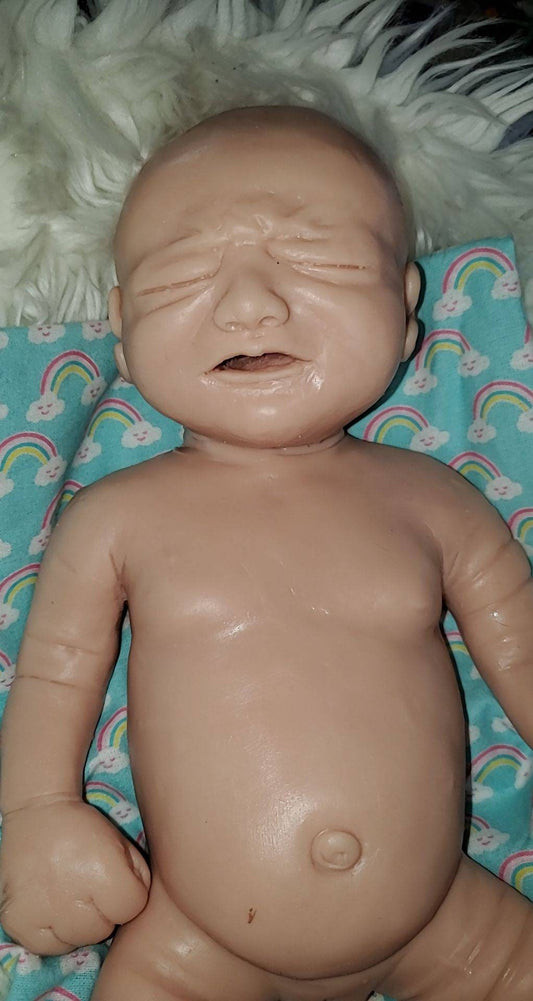 Full body silicone baby 17" crying baby newborn