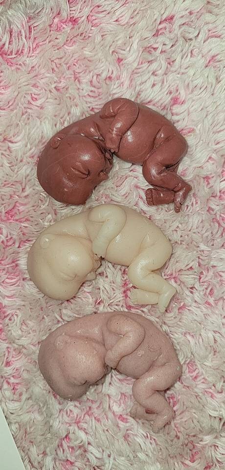 15 week memorial fetus silicone baby