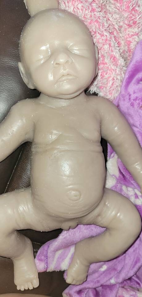 Full Body Silicone Baby Girl 18" chassie