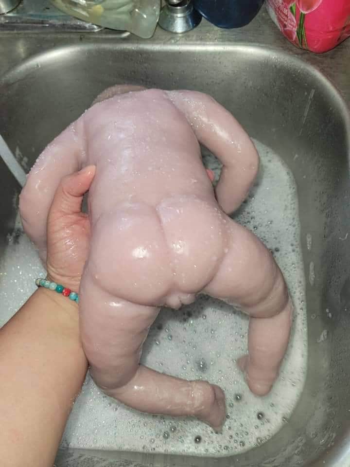 18" 5.5lbs maisy full body silicone baby