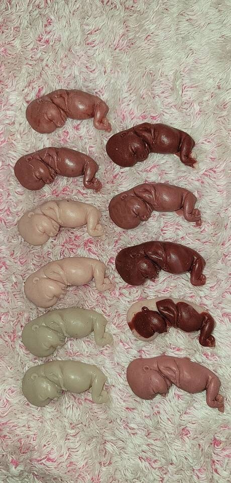 13 week silicone baby fetus memorial baby