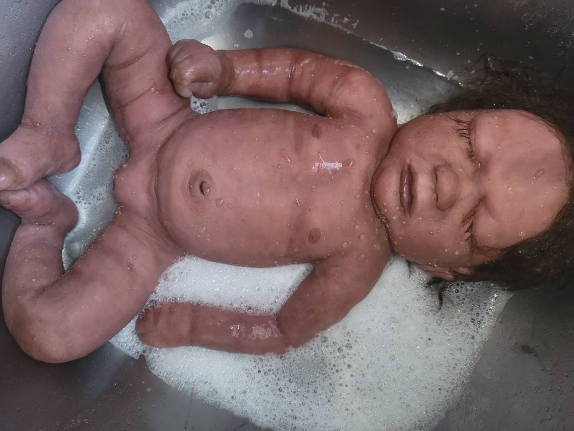 Full Body Silicone Baby 22" blank or painted Oscar