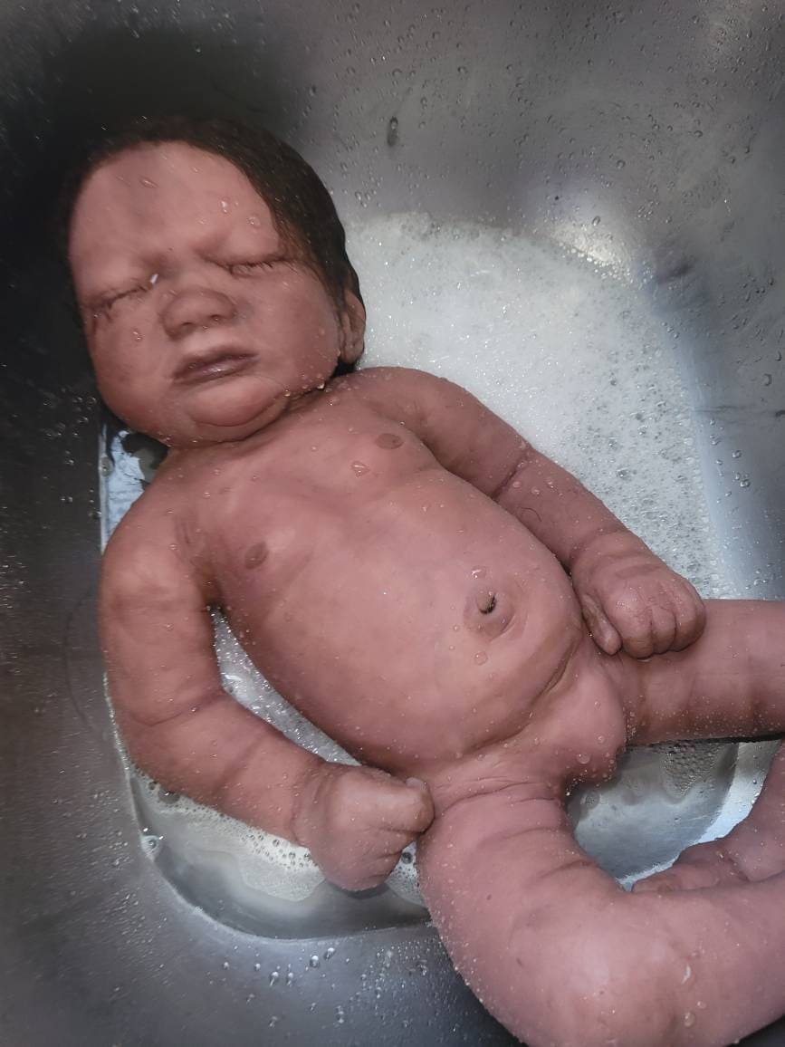 Full Body Silicone Baby 22" blank or painted Oscar