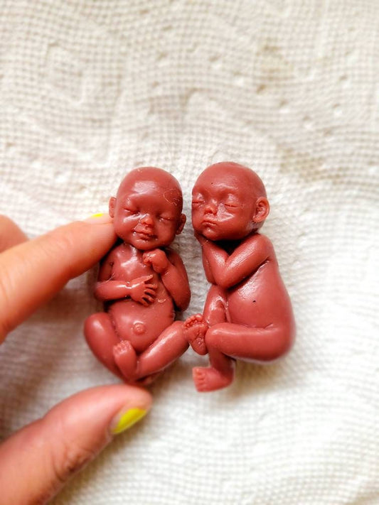 Memorial silicone baby twins