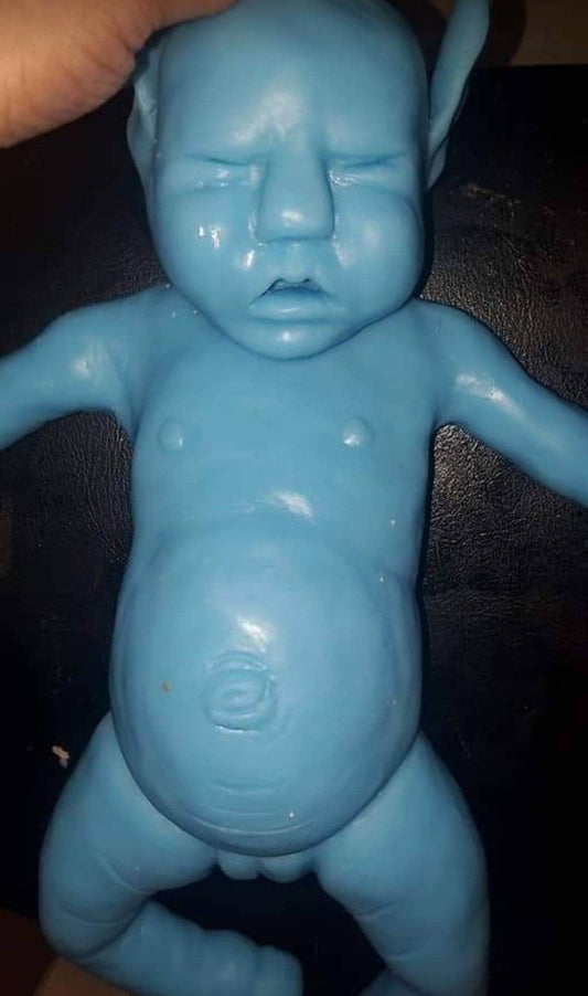 Full body silicone baby avatar 19" eco flex 10 blank kit unpainted