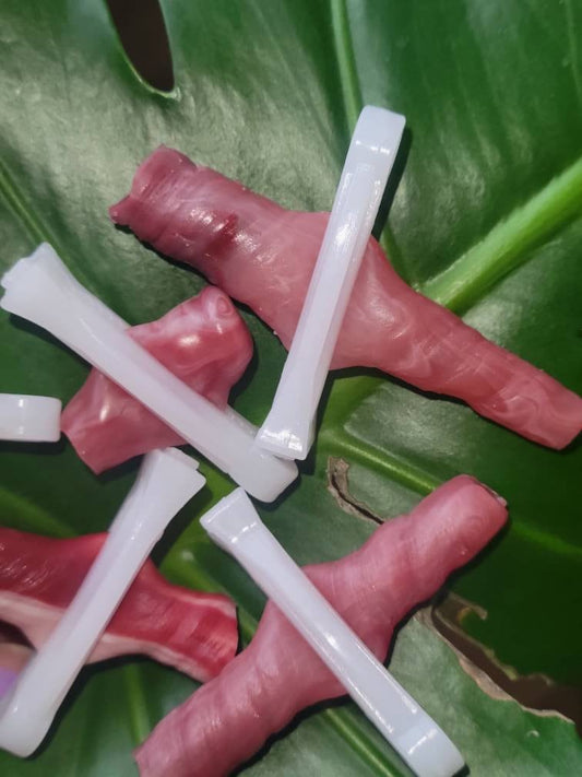 One (1) Reborn or Silicone baby Umbilical cord with clamp