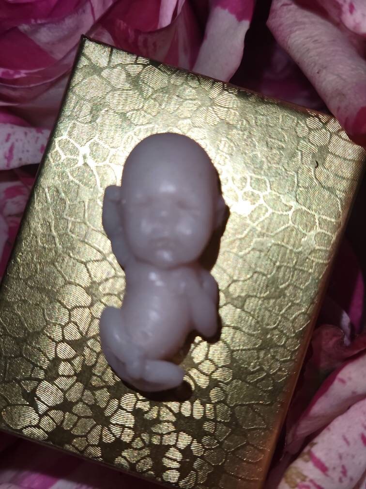 10 week gestational fetus silicone baby stretching