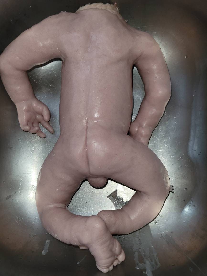 Silicone baby boy body!
