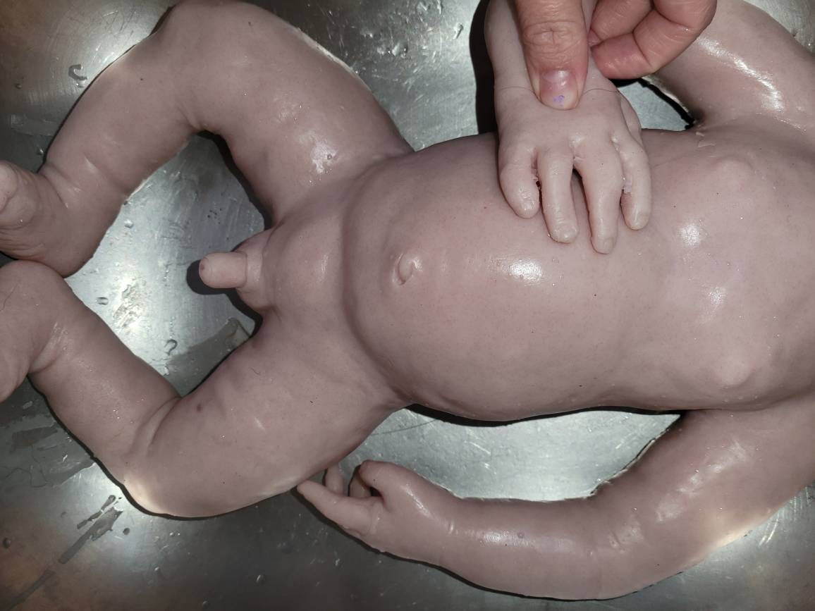 Silicone baby boy body!