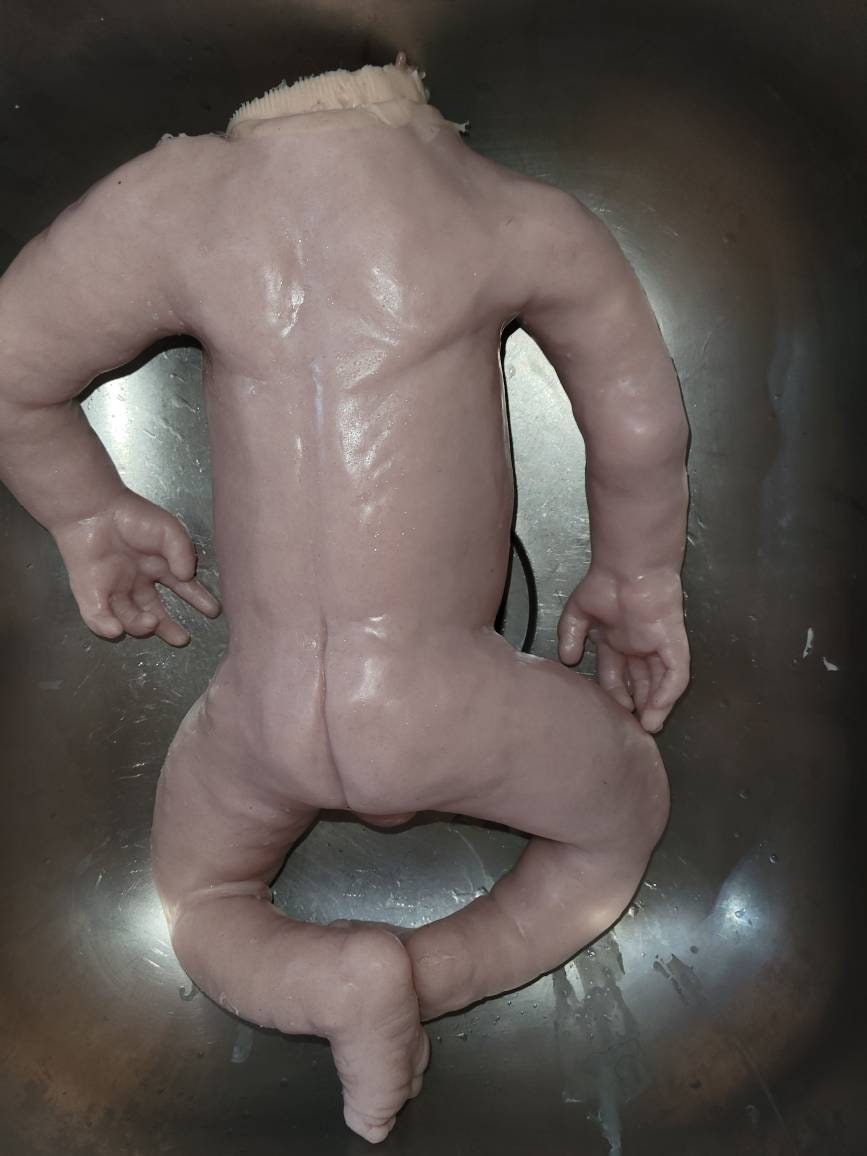 Silicone baby boy body!