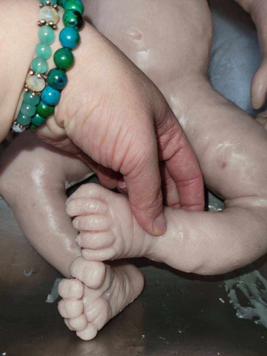 Silicone baby boy body!