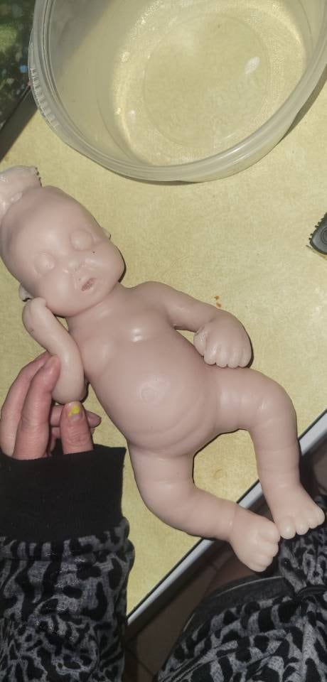 Full body silicone baby changaling 12" preemie cute