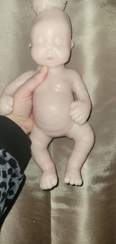 Full body silicone baby changaling 12" preemie cute