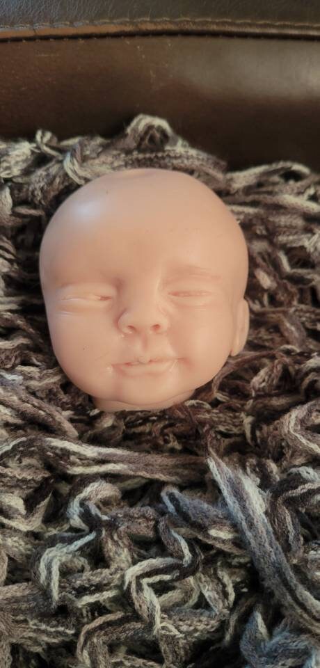 Chinese silicone baby head for 15" body