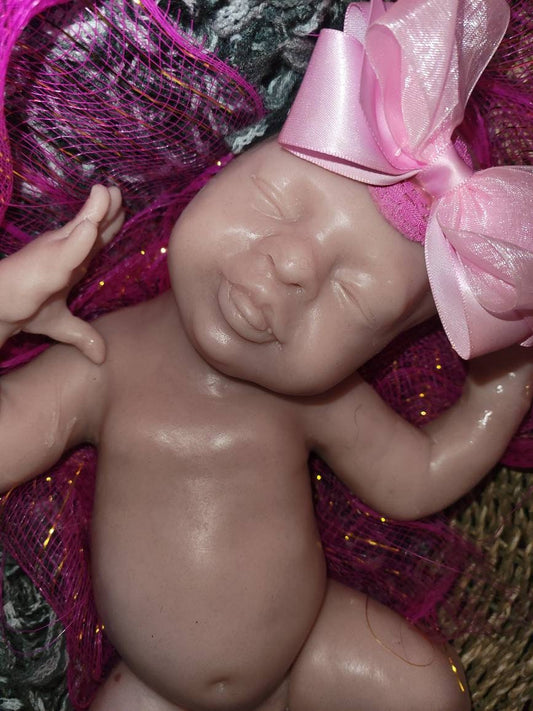 Gorgeous full body silicone baby girl 15" preemie sculpted by Pamela erff "Jessi