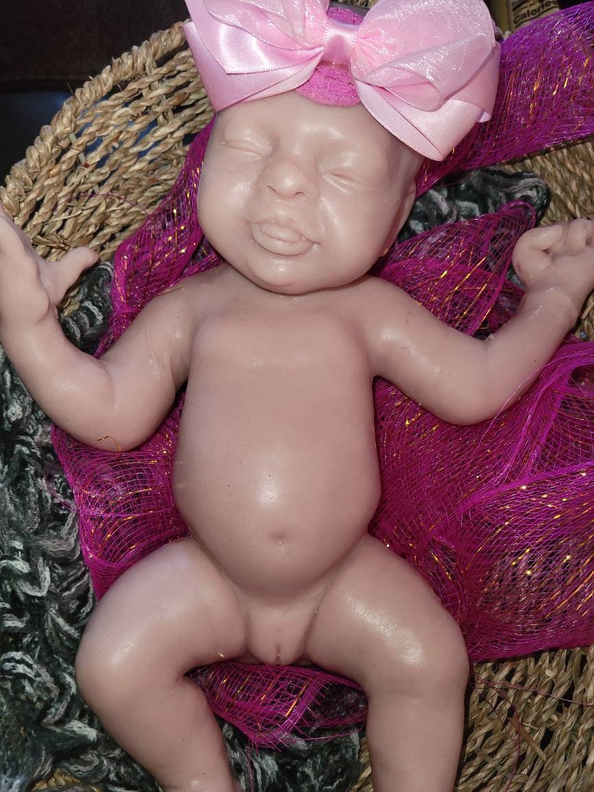 Gorgeous full body silicone baby girl 15" preemie sculpted by Pamela erff "Jessi