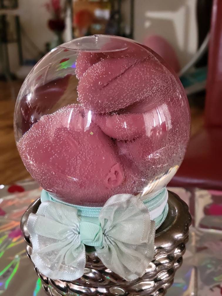 20 week gestational silicone fetus baby in water jar