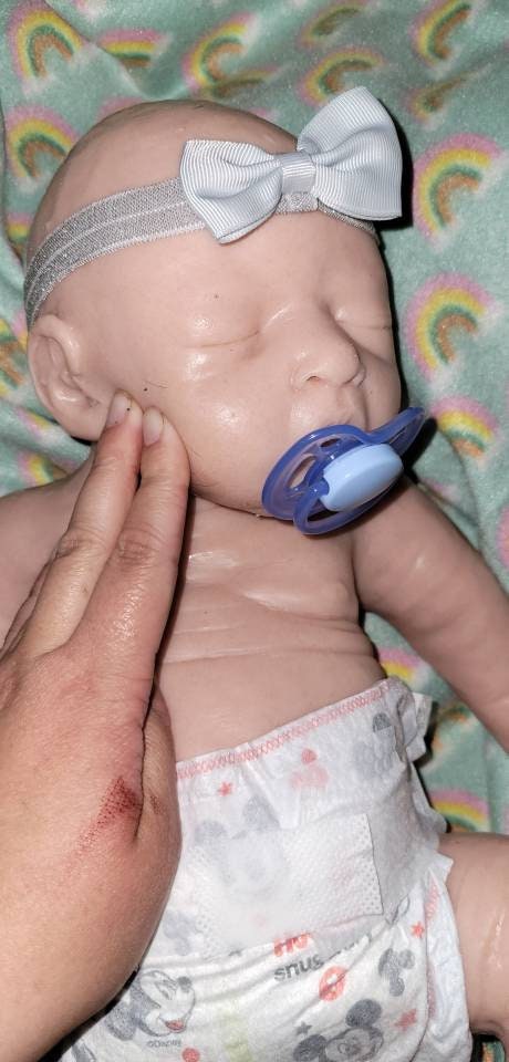 Chassie full body silicone baby 18" 10lbs 9oz beautiful baby