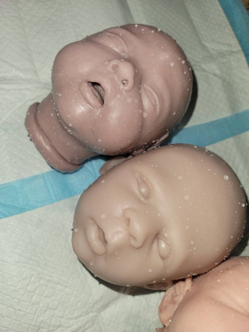 1 silicone surprise head blank unpainted