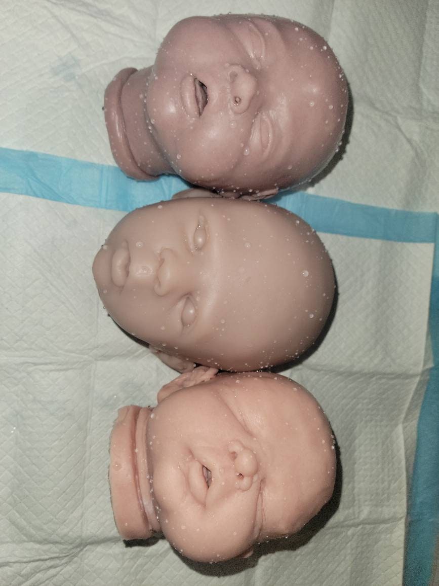 1 silicone surprise head blank unpainted