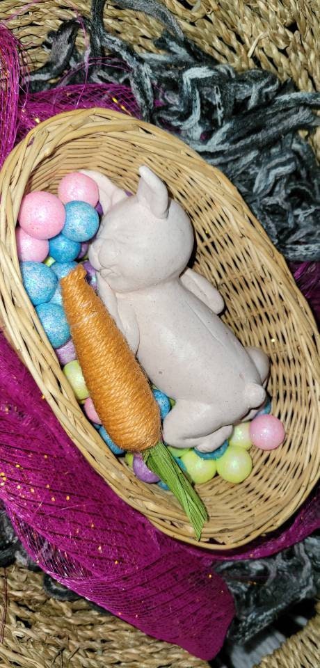 Silicone baby bunny rabbit 5"