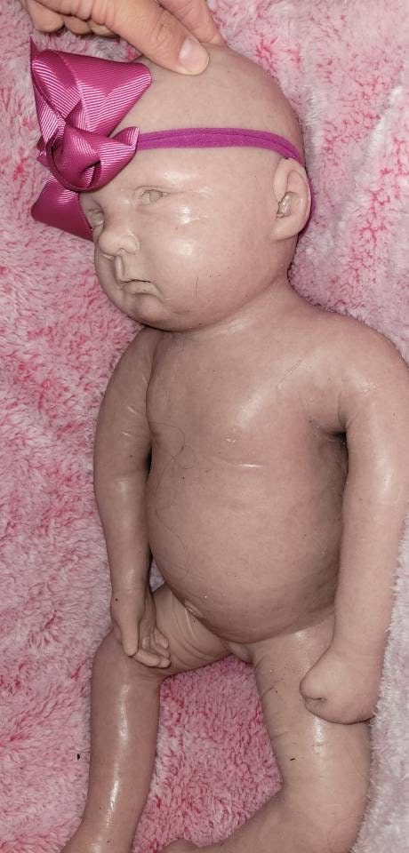 Full Body silicone baby toddler 24" 6 month old "Adele" Melissa mccrory