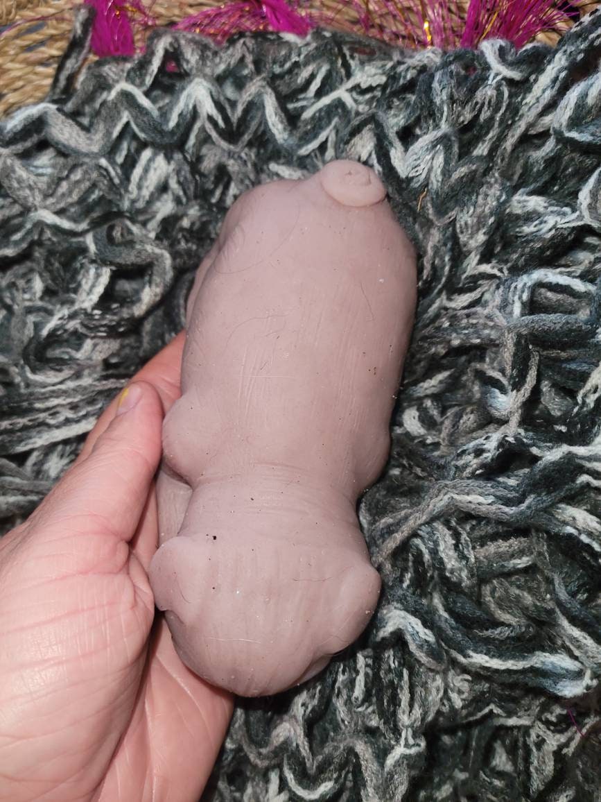 6" silicone puppy dog pug