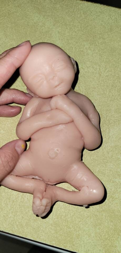 22 week gestational fetus born too soon silicone baby memorial baby