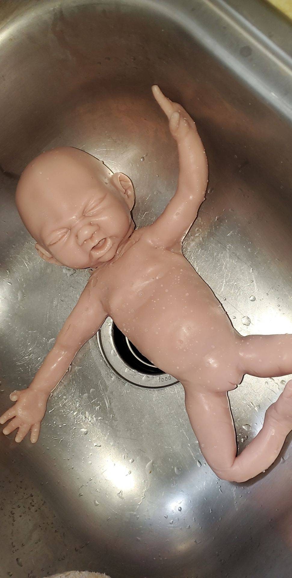 Full Body Silicone Baby trista 17" preemie