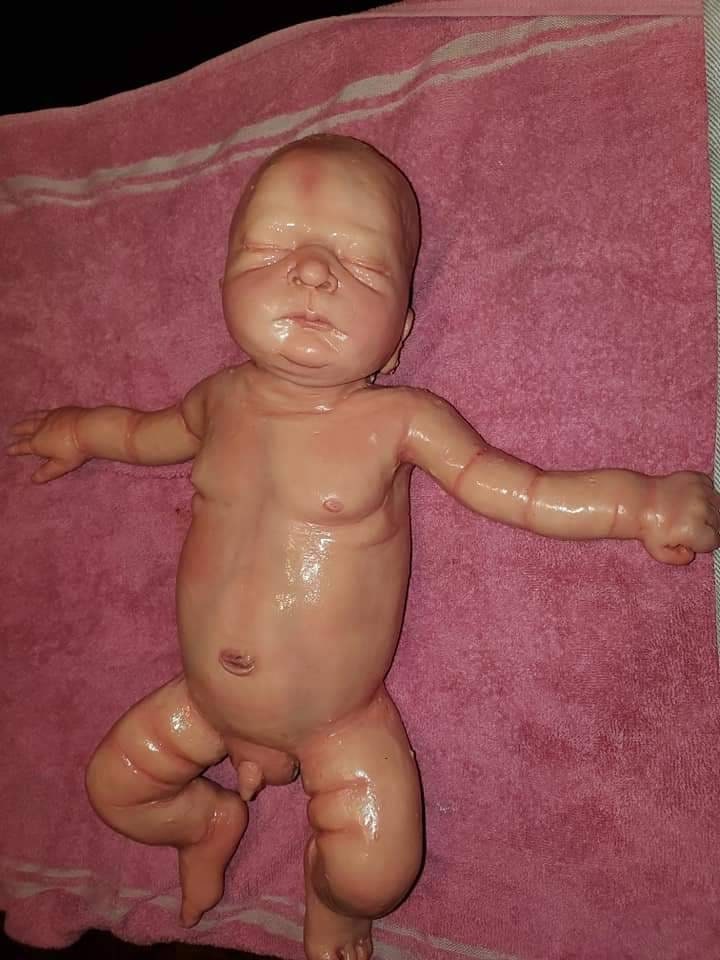 Full Body Silicone Baby remmy 21" can be boy or girl boo boo baby