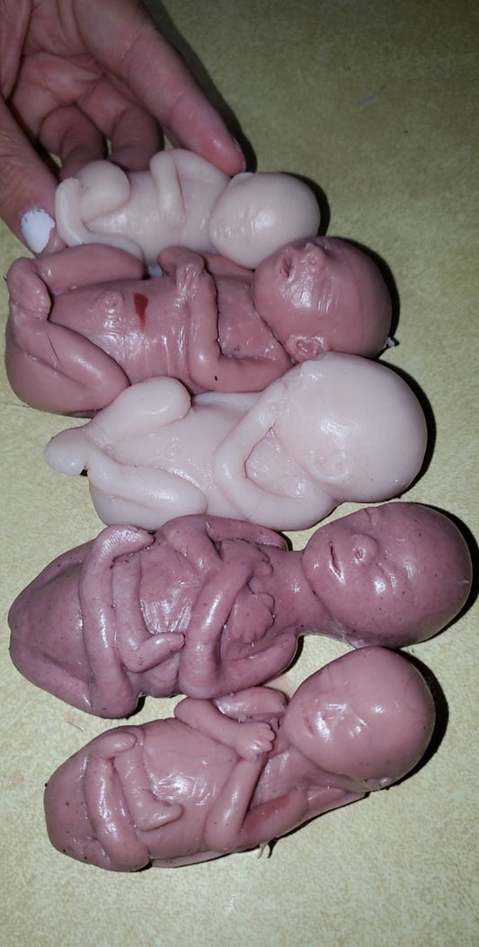 Memorial fetus silicone babies SET OF 5