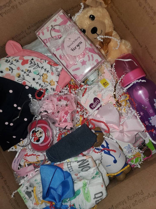 Doll baby surprise BABY box opening 27 items for Reborn silicone baby