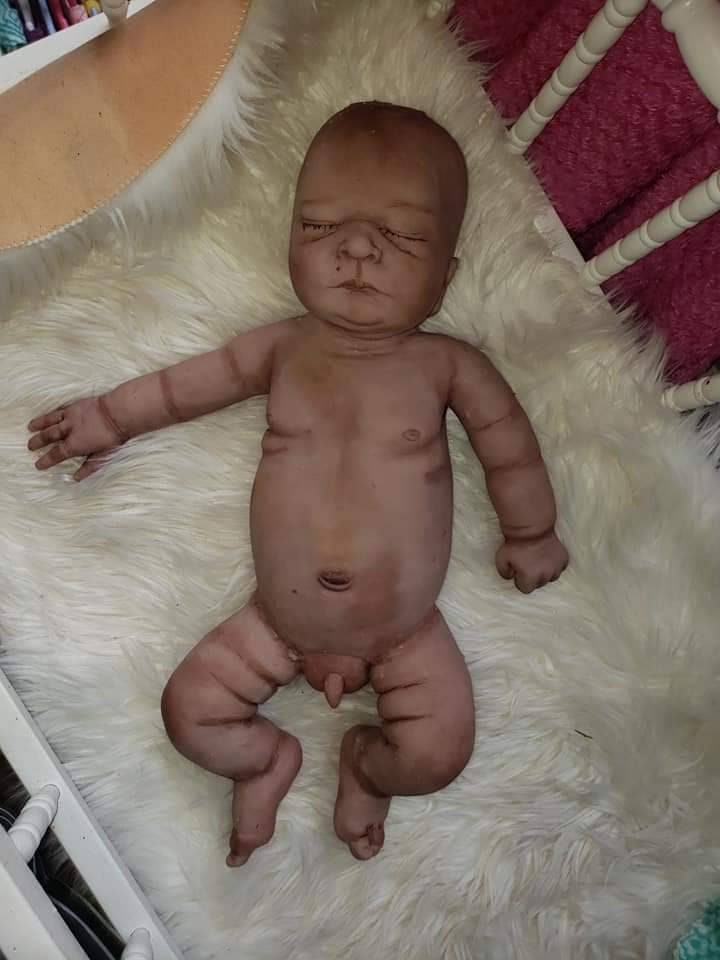 Full Body Silicone Baby remmy 21" can be boy or girl boo boo baby