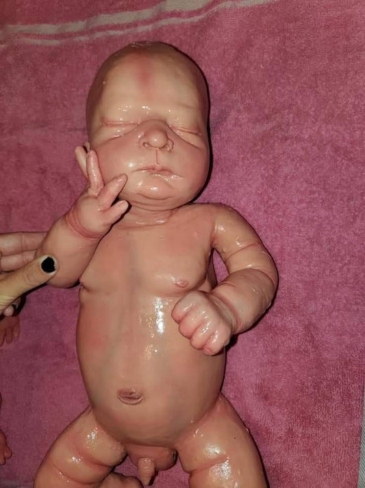 Full Body Silicone Baby remmy 21" can be boy or girl boo boo baby