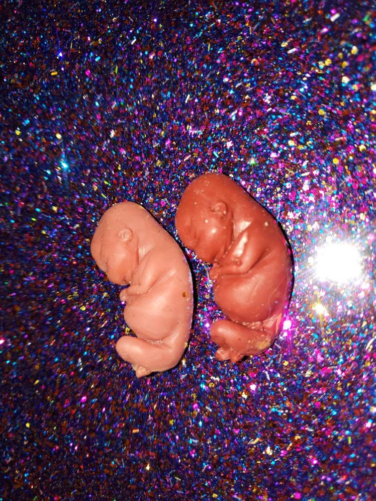 10 or 11 week gestational fetus silicone baby