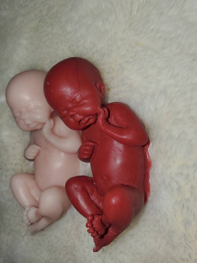 4" silicone Baby cute memorial baby