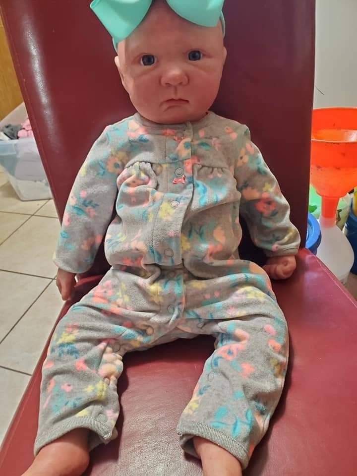 Full Body silicone baby toddler 24" 6 month old "Adele" Melissa mccrory