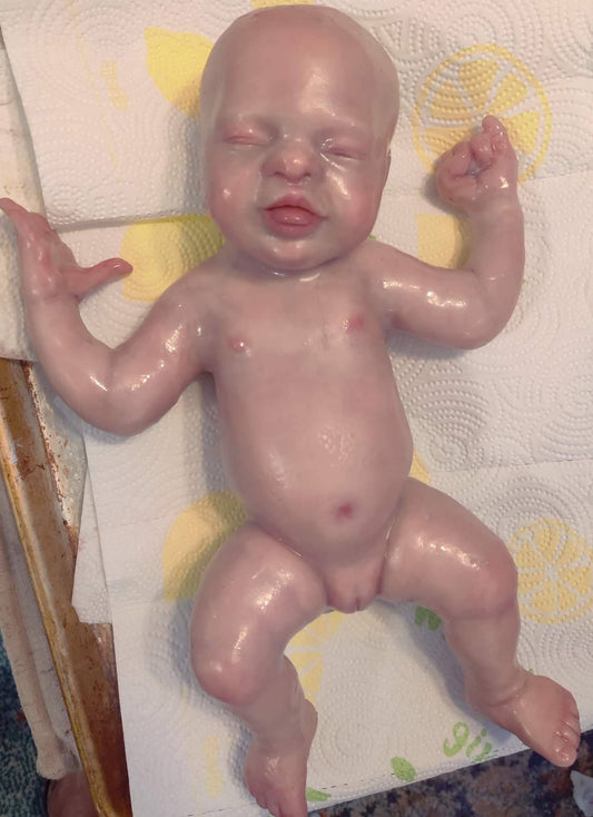 Gorgeous full body silicone baby girl 15" preemie sculpted by Pamela erff "Jessi