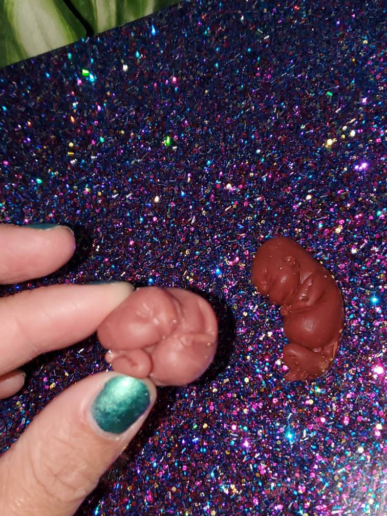 10 or 11 week gestational fetus silicone baby
