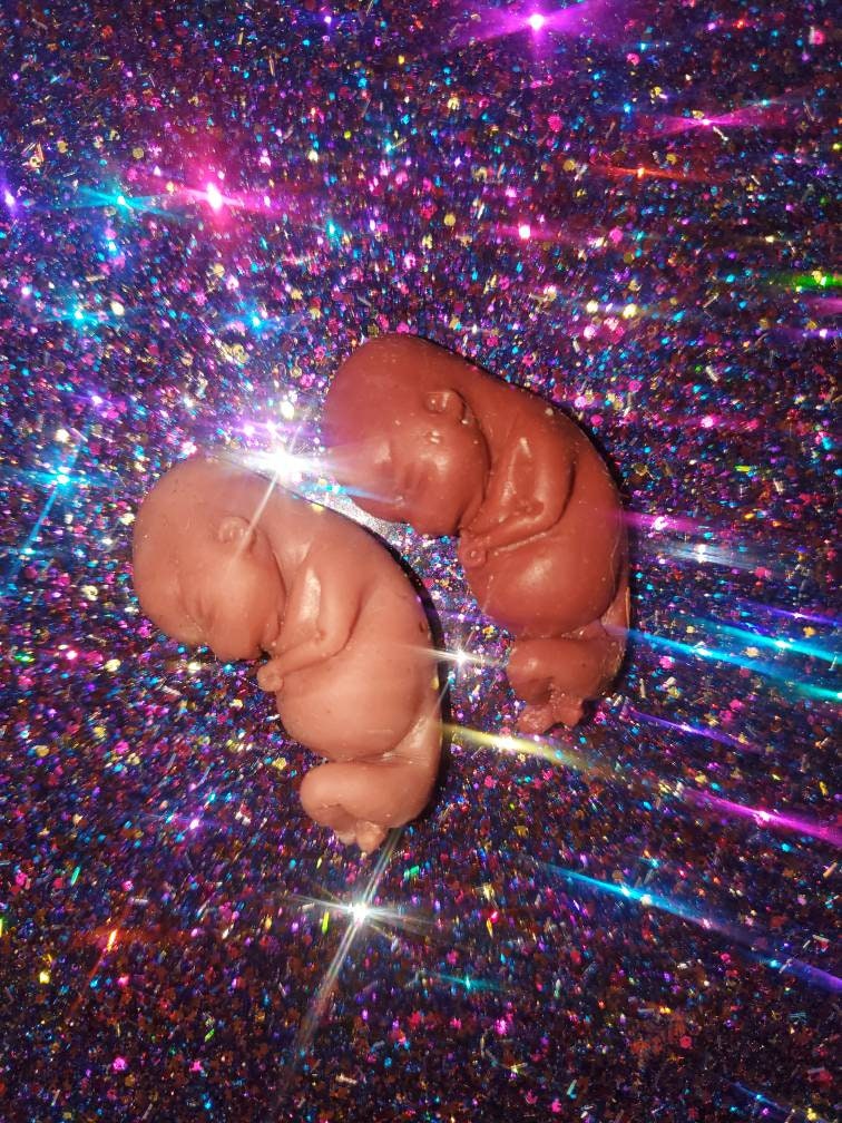 10 or 11 week gestational fetus silicone baby